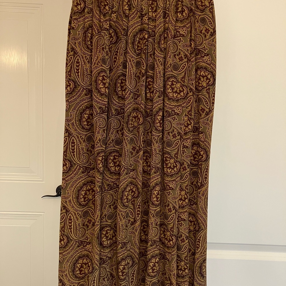 Jones New York Multicolor Paisley Wrap Skirt